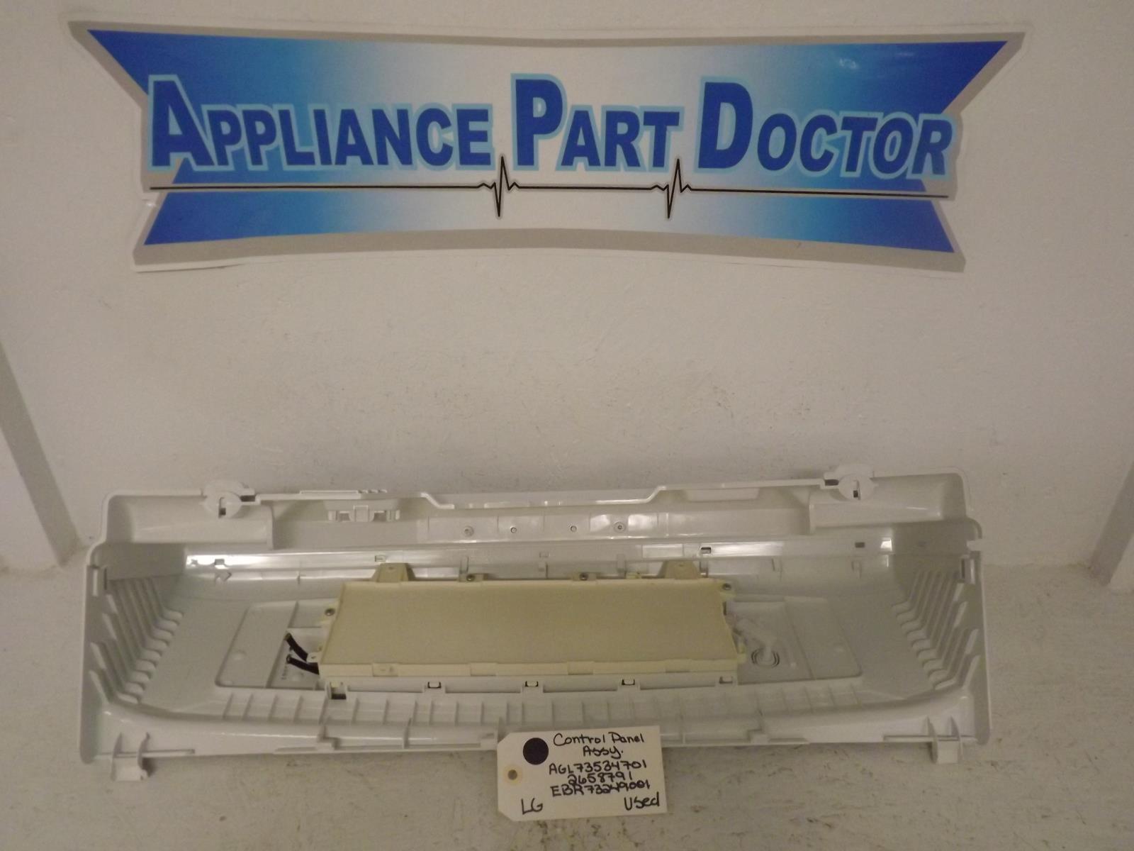 LG Washer AGL73534701 2658791 EBR73249001 Control Panel Assy Used LG Washer AGL73534701 2658791 EBR73249001 Control Panel Assy Used